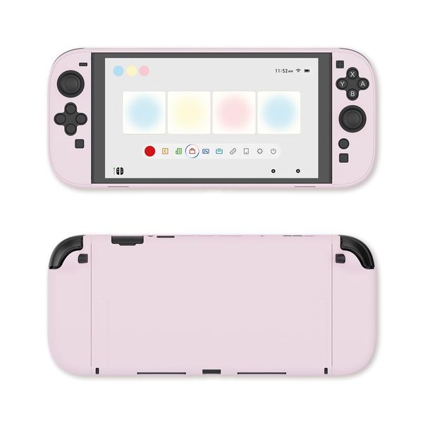 GeekShare Hard Case Compatible with Switch 2 (2025), Anti-Scratch Protective Cover for Switch Console and Grip Joy Controller, Cherry Pink