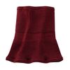 Wool Blend Outing Neck Warmer, Wine Red