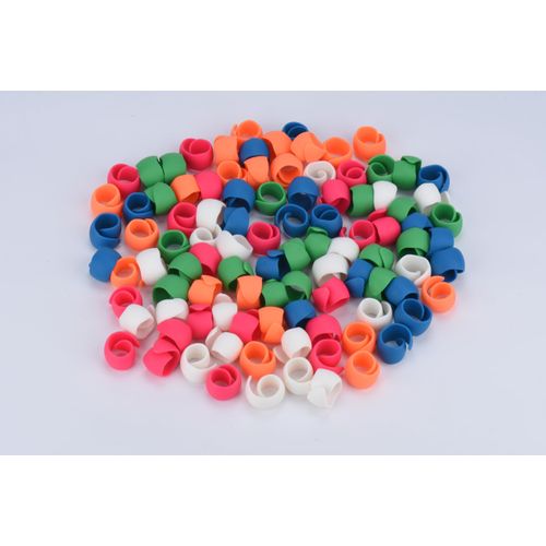 Simthread 200pcs Upgraded Thread Holder/Spool Huggers Compatible with Larger spools- Keep Thread Spool Neat&Organized for Sewing and Embroidery Machine Thread Spools