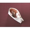 Slim Thin Cosmetic Pouch, Cosmetic Pouch, Accessory Holder, Back Side, Pink Gold, Compact Size