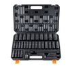 Impact Sockets Set 34pcs 6-Point 1/2in Drive Bit Ratchet Tool Kit Case