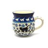 Polish Pottery Mug - 11 oz. Bubble - Boo Boo Kitty