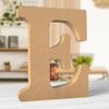 Aruatu 12 Inch Balsa Wooden Letter E for Wall Decor