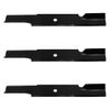 (3) Blade 596-344 Fits Gator Mulching Mower Blades Fits Wright 52" Stander