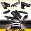 4PC For Altima 2013-2015 Front Bumper Bracket Retainer Plastic Hold Mount Guide
