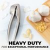 Zulay Kitchen Premium Garlic Press Set – Rust Proof & Dishwasher Safe Garlic M