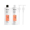Nioxin System 4 Cleanser & Scalp Therapy Conditioner 33.8oz  Duo - 2 Pumps