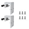 2 Pack Gutter Mount Bracket Compatible with Eufy SoloCam S340/SoloCam E30/ Eufy 4G LTE Cam S330,Solar Security Camera,No Drill Installation Camera Gutter Mount for Outdoor