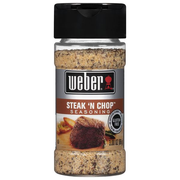 Weber Steak 'N Chop Seasoning, 3 Ounce Shaker