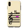 MUSICAL NOTATION WHOLE REST PERIMENOPAUSE MENOPAUSE Case for iPhone XS Max