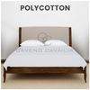 Gaveno Cavailia Super Soft Plain Dyed Diamond Flat Sheet [ King - White ]