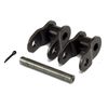 Jeremywell 40-2 Double Strand Roller Chain Offset Link (4 Pieces)
