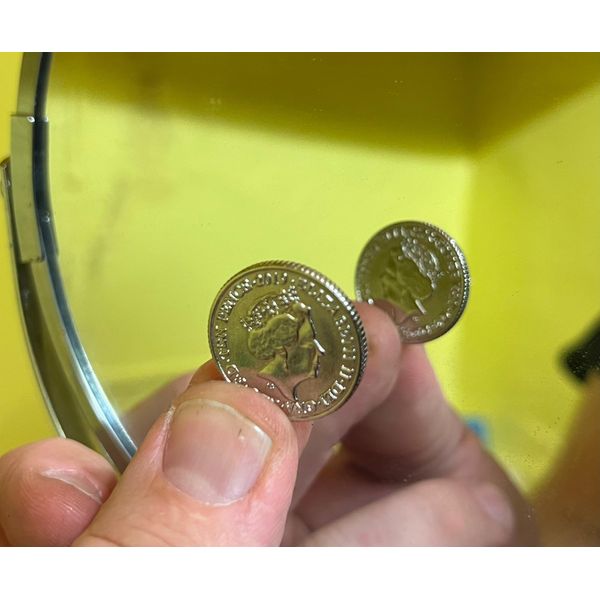 Double-Sided British 10p Pence Coin ~