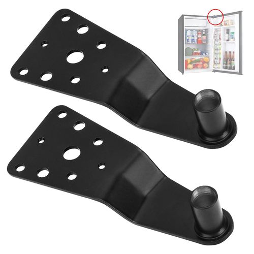 2Pack WP12566606ED Refrigerator Top Door Hinge Compatible with Whirlpool Kenmore Sears Maytag 59646 59679 JBL GX5F MFD MBB Series Refrigerator EA2355077 12566606ED 12566604ED AH2355077