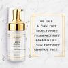 100ML Lash Shampoo for Eyelash Extensions and Daily Natural Eyelash Wash,Eye Makeup Remover,Oil Free Lash Foaming Cleanser with Soft Cleaning Brush,Salon and Home Use