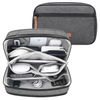 Lacdo Electronic Cable Bag Accessory Bag Organiser Bag, gray, Suitcase organiser