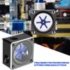Water Flow Meter, 6 Impeller 3 Ways Flow Meter Indicator G1/4 Thread for PC Water Cooling System