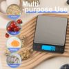 Digital Kitchen Scale 3000g/0.1g, LCD Display, Tare Function, Batteries Included