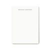 Personalized Professional Stationery Notepad, 5x7 or 8x10 Notepad with 50 Sheets, Custom Notepad with Contact Information, Simplicity Pad