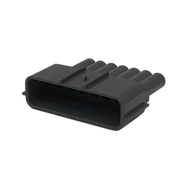 090 Type 62 Series Type E Waterproof 7 Pole Male Coupler (P5) Gray (Non-Sumitomo)