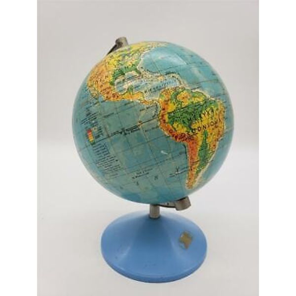 Vintage Mini Globe in Polish Launguage 1982