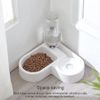 Dog Pet Feeder Automatic Drinking Water Corner Cat Large Bowl Double Dispenser