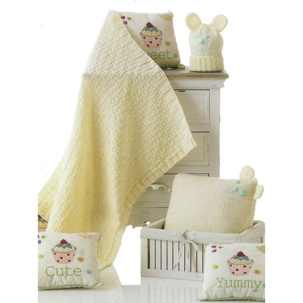 UKHKA140 Knitting Pattern, Create Hats, Blankets & Cushions