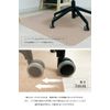 Chair Mat Convex 180cm x 90cm Soft Type (Beige)