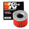 K&N Filters KN-401 Motorcycle Oil Filter , black