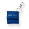 Blue Dot Plastic Medical Resusciade Face Shield with Mouthpiece
