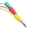 Cleqee Stackable Banana Plug Breadboard Male Jumper Wire Soft Flexible Silicone Test Lead for Electrical Test