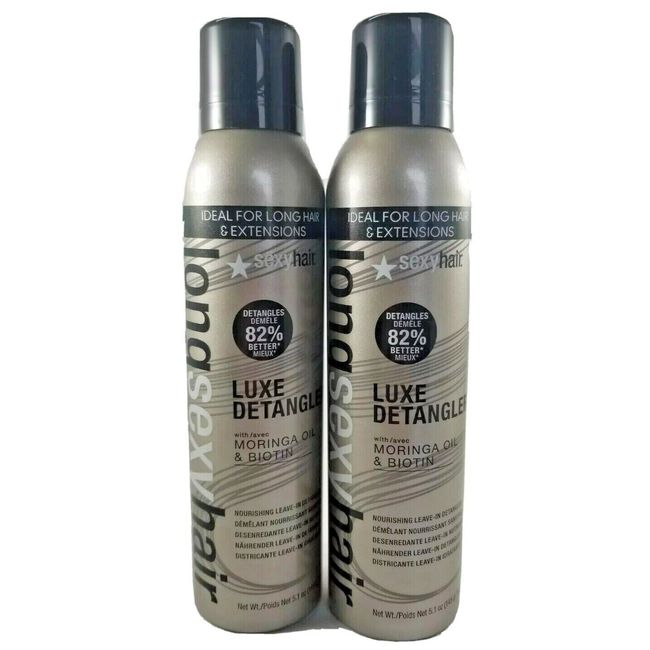 Long Sexy Hair Luxe Leave-In Detangler 5.1 oz ~ 2 PACK