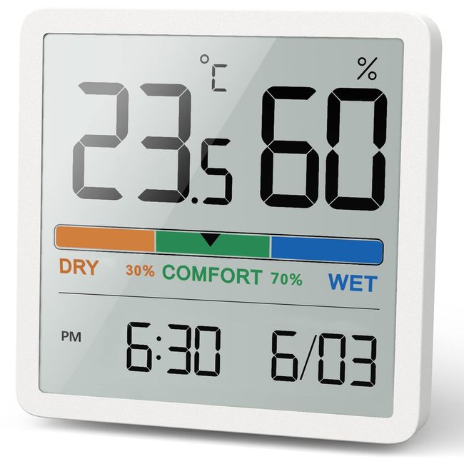 2023 New Digital Temperature Humidity Meter Home Indoor LCD