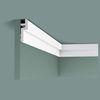 Orac Decor C394 High Density Polyurethane Crown Moulding, Primed White. 4" Sample Piece