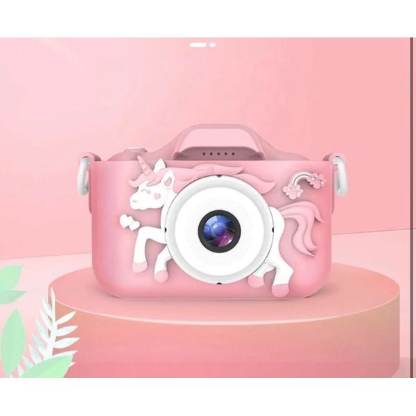 Astarz Kids Camera for 3-12 Year Old Girls, 1080P HD Video Camera for Kids with 32GB SD Card/2 Inch IPS Screen, Digital Camera, Birthday Christmas Toy Gifts for 3-12 (Pink Unicorn)