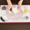 Pastry Cutter Set, 5-Piece Baking Tools with Dough Scraper & Silicone Mat