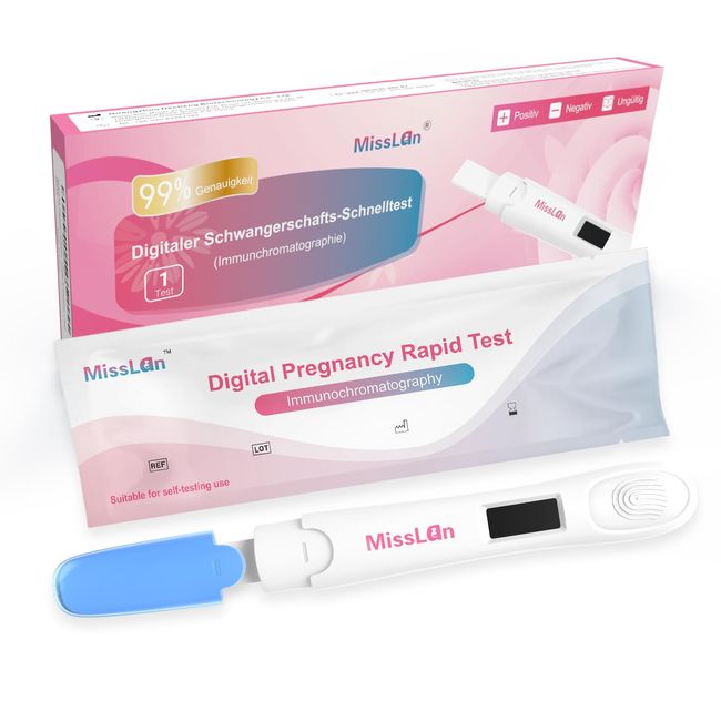 MISSLAN Digitaler Schwangerschaftstest hcg test 1 Schwangerschaftsschnelltest frühtest schwangerschaft