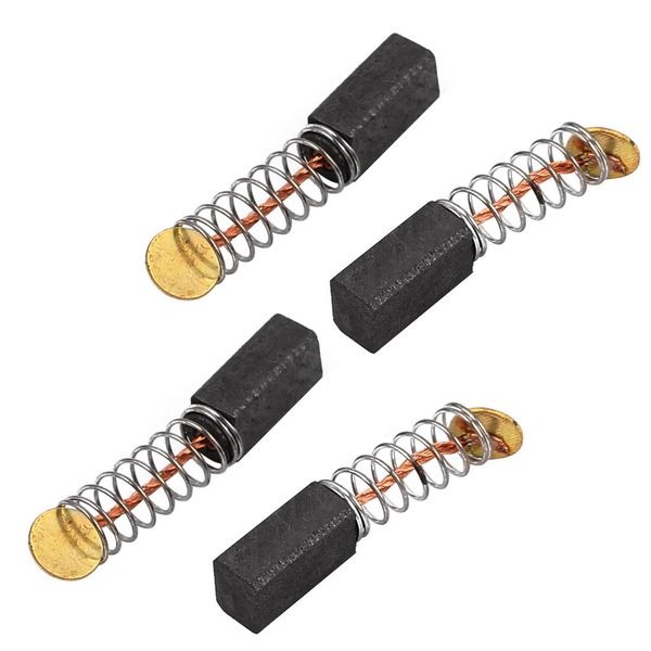 sourcingmap 2 Pairs 9x5x4mm Carbon Brushes Power Tool for Electric Hammer Drill Motor