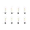(8 pack) Sylvania Reduced Eye Strain ST19 LED Light Bulb, 40W = 5W, Dimmable,