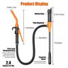 2.4 GPM Powered Battery Quick Liquid Fuel Transfer Pump with Flow Control Nozzle