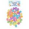Widdle Springtime Easter Decorations, Bonnet Arts and Crafts, Egg Hunt - 50 Pk 2cm Glitter Eggs 1267