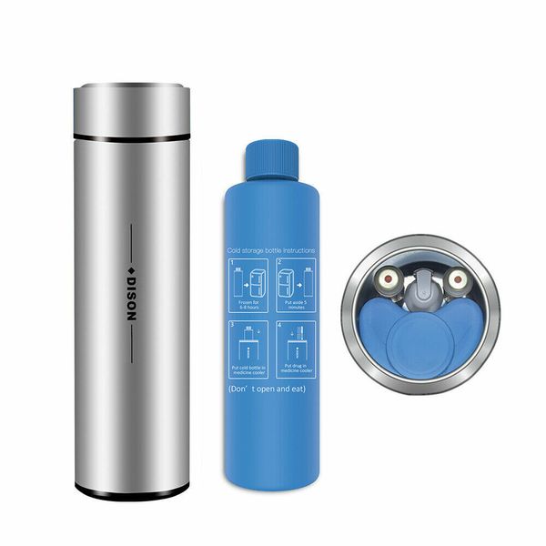 Travel Portable Insulin Refrigerated Cup Cooler Bottle 36Hours Cooling Drug Box