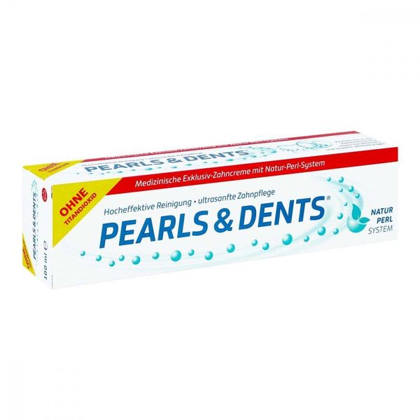 PEARLS & DENTS Exklusiv-Zahncreme ohne Titandioxid 100 ml