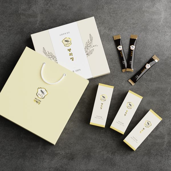 Bonghwajeong Honey Stick Gift Set Acacia Natural Honey