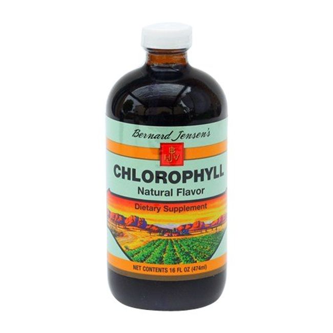 Bernard Jensen Chlorophyll Natural Liquid, 8 Fluid Ounce