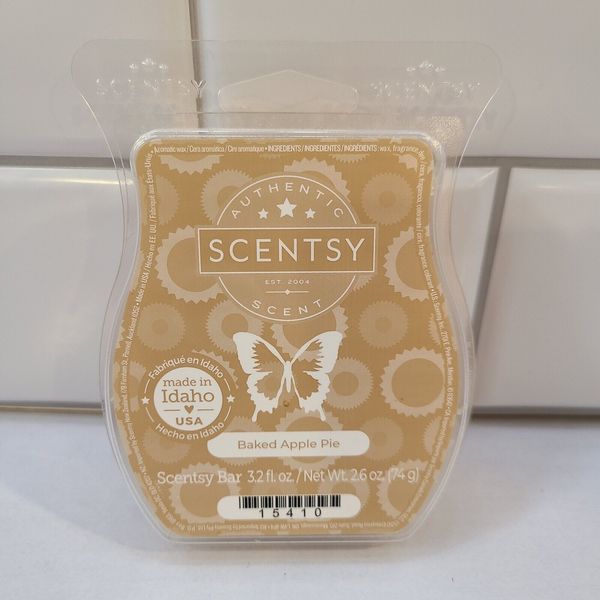 Authentic Scentsy Wax Bar - Baked Apple Pie 3.2 Fl. OZ