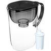 ™ Large 10 Cup Pitcher -  plus Filter, Everyday, Black