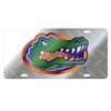 Florida Gators Laser Cut Inlaid Mirror Diamond Pattern Symbol Back w/Gator Head