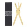Adjustable Compass Eyebrow Ruler, Stainless Steel Eyebrow Positioning Makeup Measuring Tool (Gold)