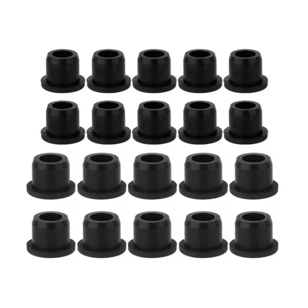 MAEXUS Rubber Stoppers, 20pcs Test Tube Rubber Stoppers, Silicone Rubber Hole Plugs, Silicone Hole Plugs, Silicone Rubber Hole Plugs, Silicone Rubber Hole Plugs for Laboratory, Flexible Silicone